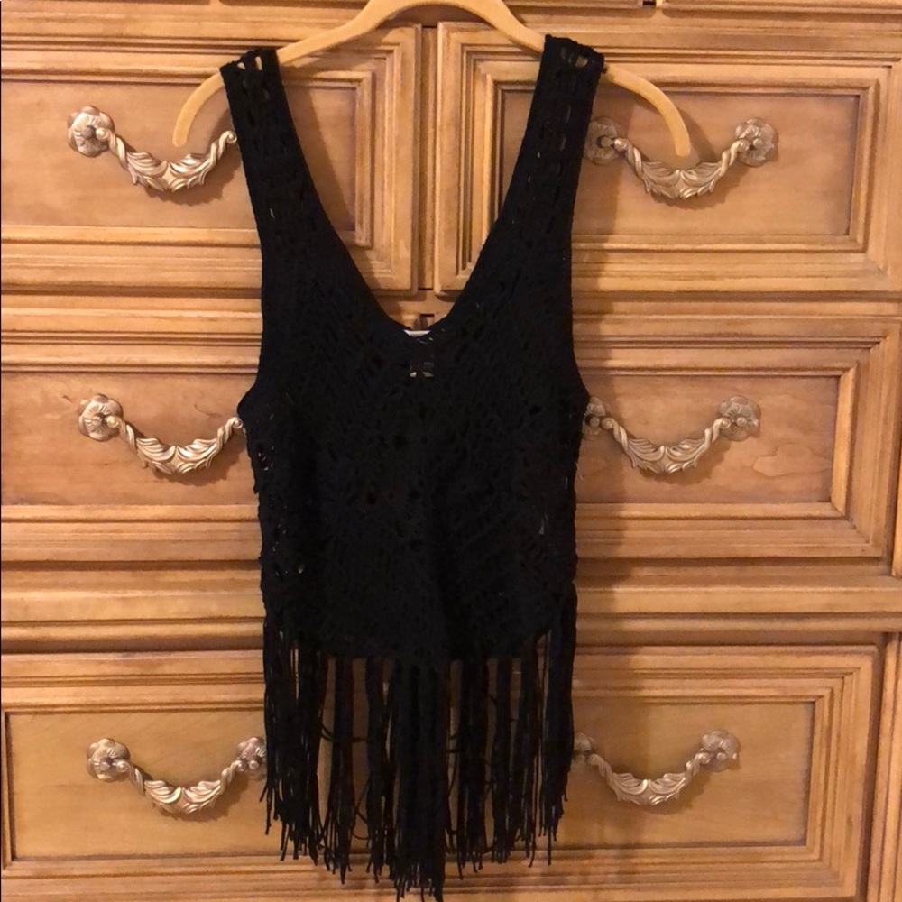 Super cute crochet crop top